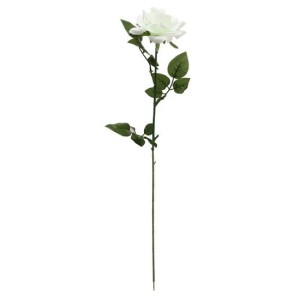 SZTUCZNE KWIATY - RÓŻA 80 CM - BIAŁA 4900