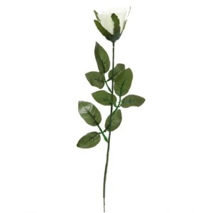 SZTUCZNE KWIATY - RÓŻA 64 CM - BIAŁA 5006