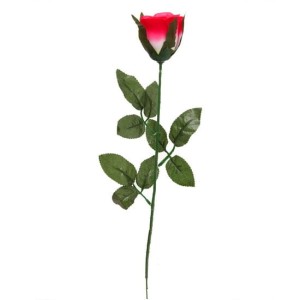 SZTUCZNE KWIATY - RÓŻA 64 CM - BIAŁO-RÓŻOWA 5051