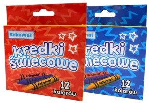 KREDKI ŚWIECOWE 12 KOL.0434
