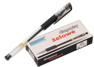 DŁUGOPIS ŻELOWY NR 1000 CZARNY 7548