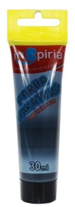 INSPIRIA FARBA PLAKATOWA TUBA 30ML 3767 CZARNA