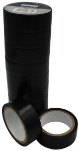 TAŚMA PVC CZARNA 5YD OP.10 SZT.  7710