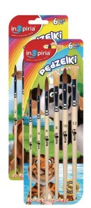 INSPIRIA - PĘDZELKI 6 SZT. 0617