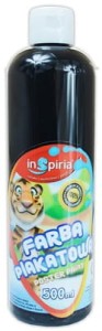 INSPIRIA FARBA PLAKATOWA 500ML 3187 CZARNA