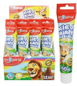 INSPIRIA KLEJ BIAŁY ROŚLINNY 50G 5839