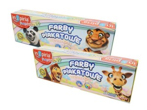 INSPIRIA PASTELOVE FARBY PLAKATOWE 20ML - 12 KOLORÓW 7581