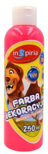 INSPIRIA FARBA DEKORACYJNA 250ML 8540 FLUO RÓŻOWA