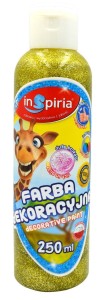 INSPIRIA FARBA DEKORACYJNA 250ML 8632 BROKAT ŻÓŁTA