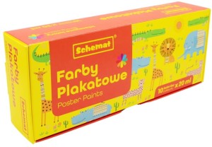SCHEMAT FARBY PLAKATOWE 20ML - 10 KOLORÓW 8946