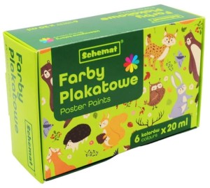 SCHEMAT FARBY PLAKATOWE 20ML -   6 KOLORÓW 8939