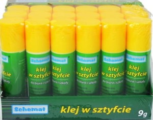 KLEJ W SZTYFCIE ZIELONY  9 G 3533