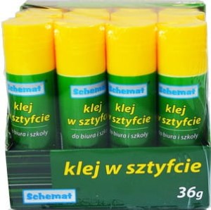 KLEJ W SZTYFCIE ZIELONY 36 G 3571