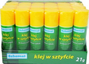 KLEJ W SZTYFCIE ZIELONY 21 G 3564