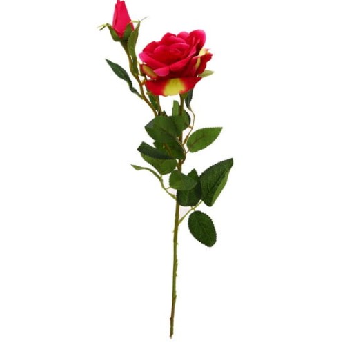 5143 Sztuczne kwiaty – 2 róże 62 cm – czerwono-żółte.jpg