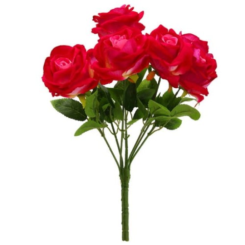 5228 Sztuczne kwiaty – bukiet 7 róż 42 cm – fioletowy.jpg
