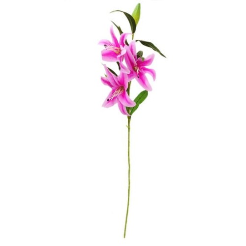 5297 Sztuczne kwiaty – bukiet 3+1 lilie 105 cm – fioletowy.jpg
