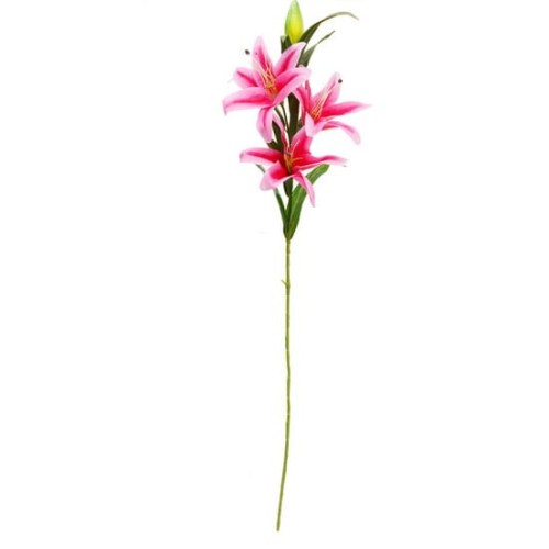5303 Sztuczne kwiaty – bukiet 3+1 lilie 105 cm – różowy.jpg