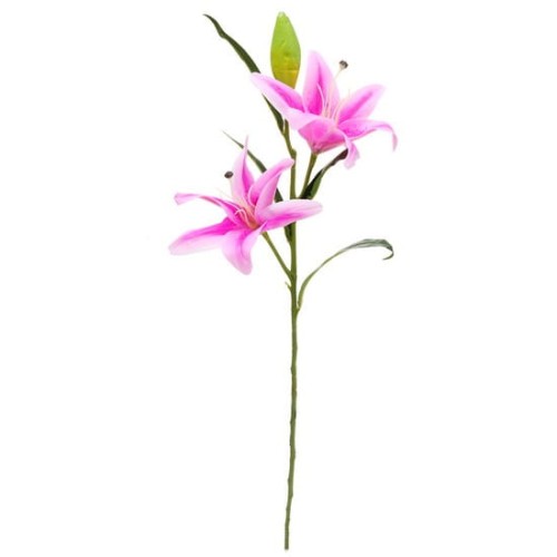 5334 Sztuczne kwiaty – bukiet 2+1 lilie 88 cm – fioletowy.jpg