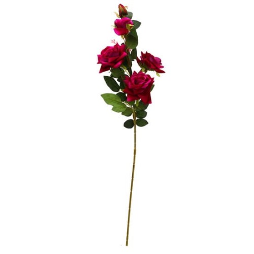 5495 Sztuczne kwiaty – bukiet 5 róż 90 cm – fioletowy.jpg