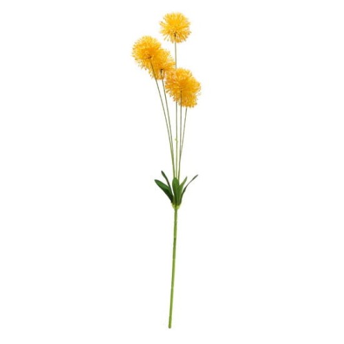 5617 Sztuczne kwiaty – czosnek allium 5 kwiatów 73 cm – żółty.jpg
