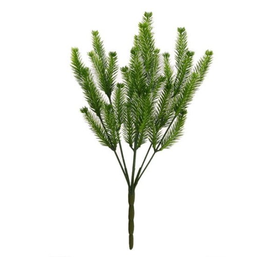 5716 Sztuczne liście – ozdobne gałązki iglaste 32 cm  - 1.jpg