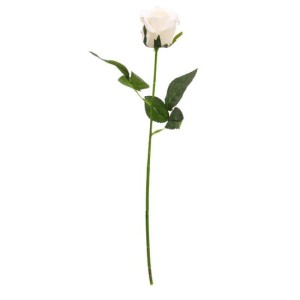 SZTUCZNE KWIATY - RÓŻA 45 CM -KREMOWA 5075