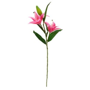 SZTUCZNE KWIATY - BUKIET 2+1 LILIE 88 CM - RÓŻOWY 5327