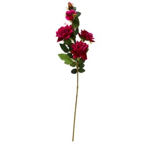 SZTUCZNE KWIATY - BUKIET 5 RÓŻ 90 CM - FIOLETOWY 5495