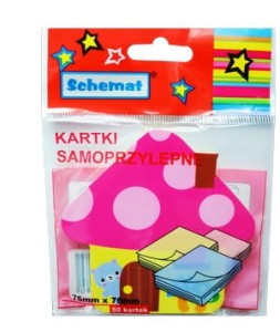 KARTKI SAMOPRZYLEPNE DOMEK 1480 (76 x 76)