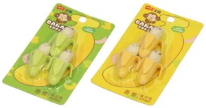 GUMKI DO ŚCIERANIA BANAN 3 SZT. 4344