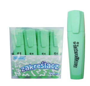 ZAKREŚLACZ PASTELOWY - ZIELONY 2871