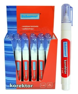 KOREKTOR METALOWA KOŃCÓWKA 7 ML. 3489