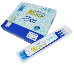 WKŁAD ŚCIERALNY ERASER 3558 OP. 3 SZT. NIEBIESKI