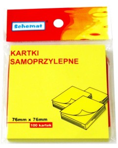 KARTKI SAMOPRZYLEPNE 76 x 76 3398