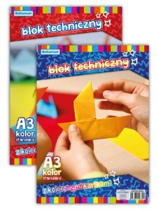 BLOK TECHNICZNY KOLOR A3 SCHEMAT STANDARD 6801