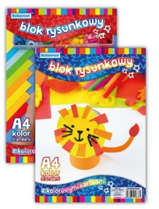 BLOK RYSUNKOWY KOLOR A4 SCHEMAT STANDARD 6771