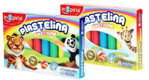 INSPIRIA PLASTELINA -   8 KOLORÓW 3804