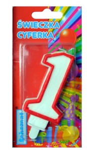 ŚWIECZKA CYFERKA 1 9238