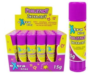 EXTRA KLEJ FIOLETOWY ZNIKAJĄCY 15G 5019