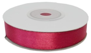 WSTĄŻKA SATYNOWA 12MMx25Y KOLOR  86 (BORDOWA) 2289