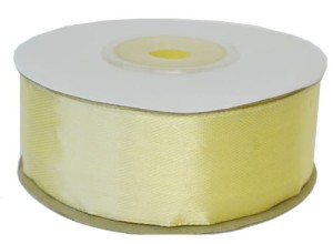 WSTĄŻKA SATYNOWA 25MMx25Y KOLOR  02 (SŁOMKOWA) 2395