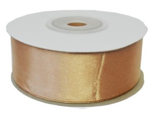 WSTĄŻKA SATYNOWA 25MMx25Y KOLOR  67 (ZŁOTA RETRO) 2579