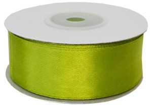 WSTĄŻKA SATYNOWA 25MMx25Y KOLOR 175 (J. ZIELONA) 2692